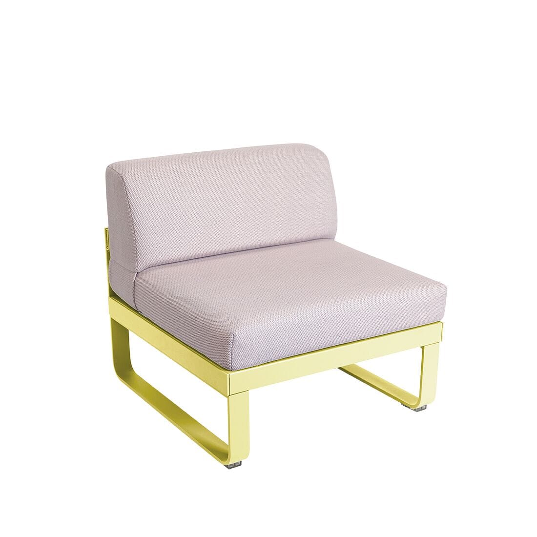 Fermob Bellevie Module central 1 place Perle Citron givré A6
