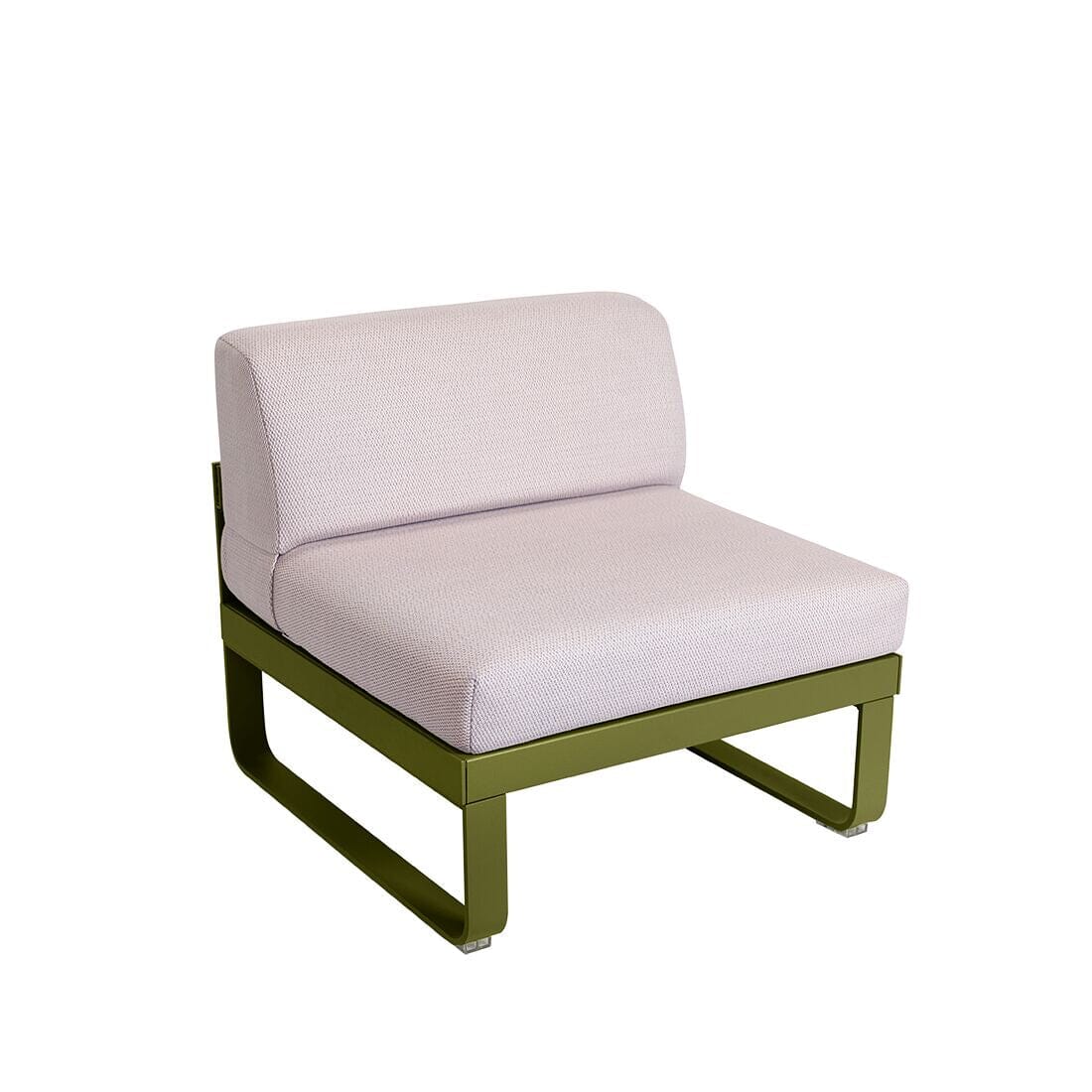 Fermob Bellevie Module central 1 place Perle Pesto D3