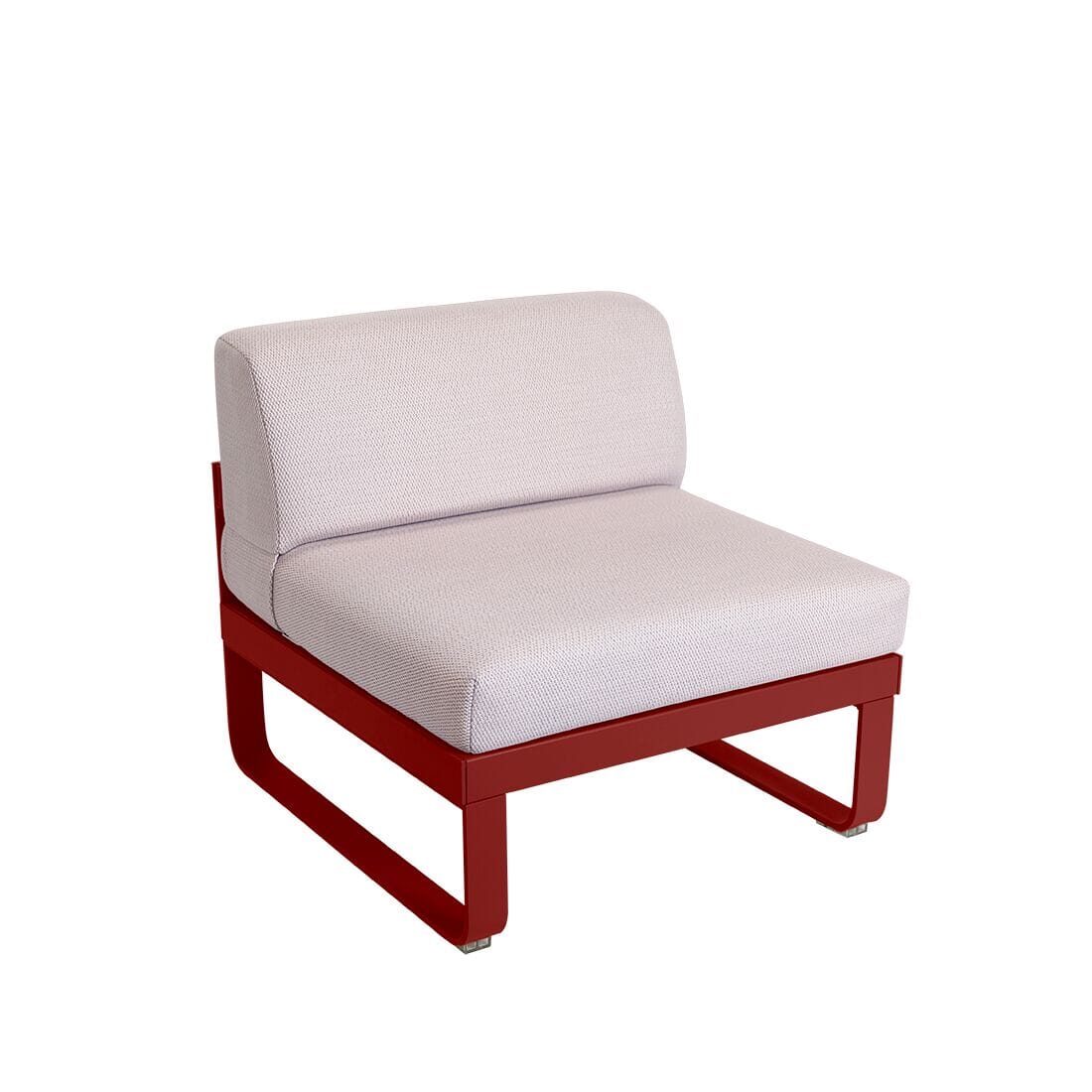 Fermob Bellevie Module central 1 place Perle Piment 43