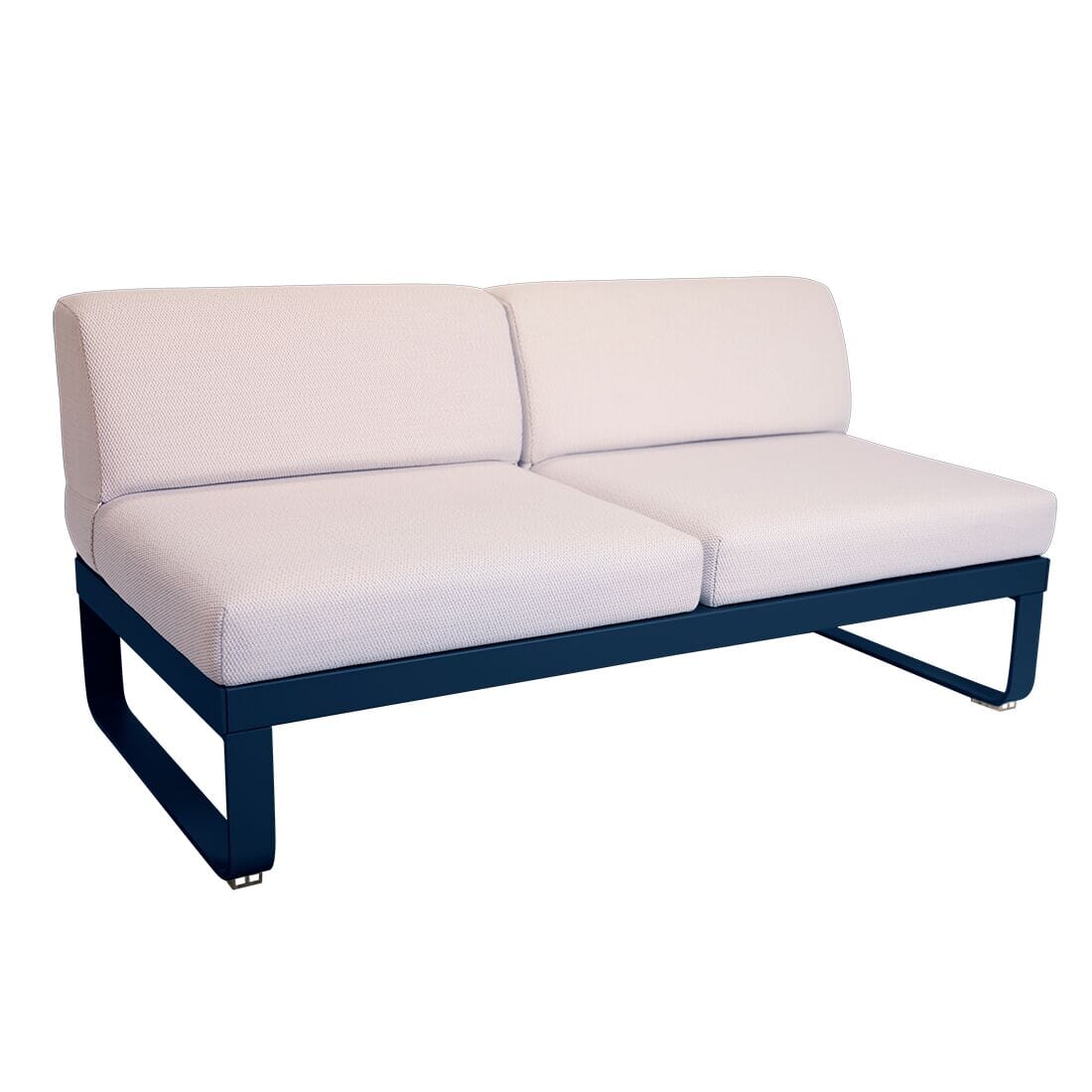 Fermob Bellevie Module central 2 places Perle Bleu abysse 92