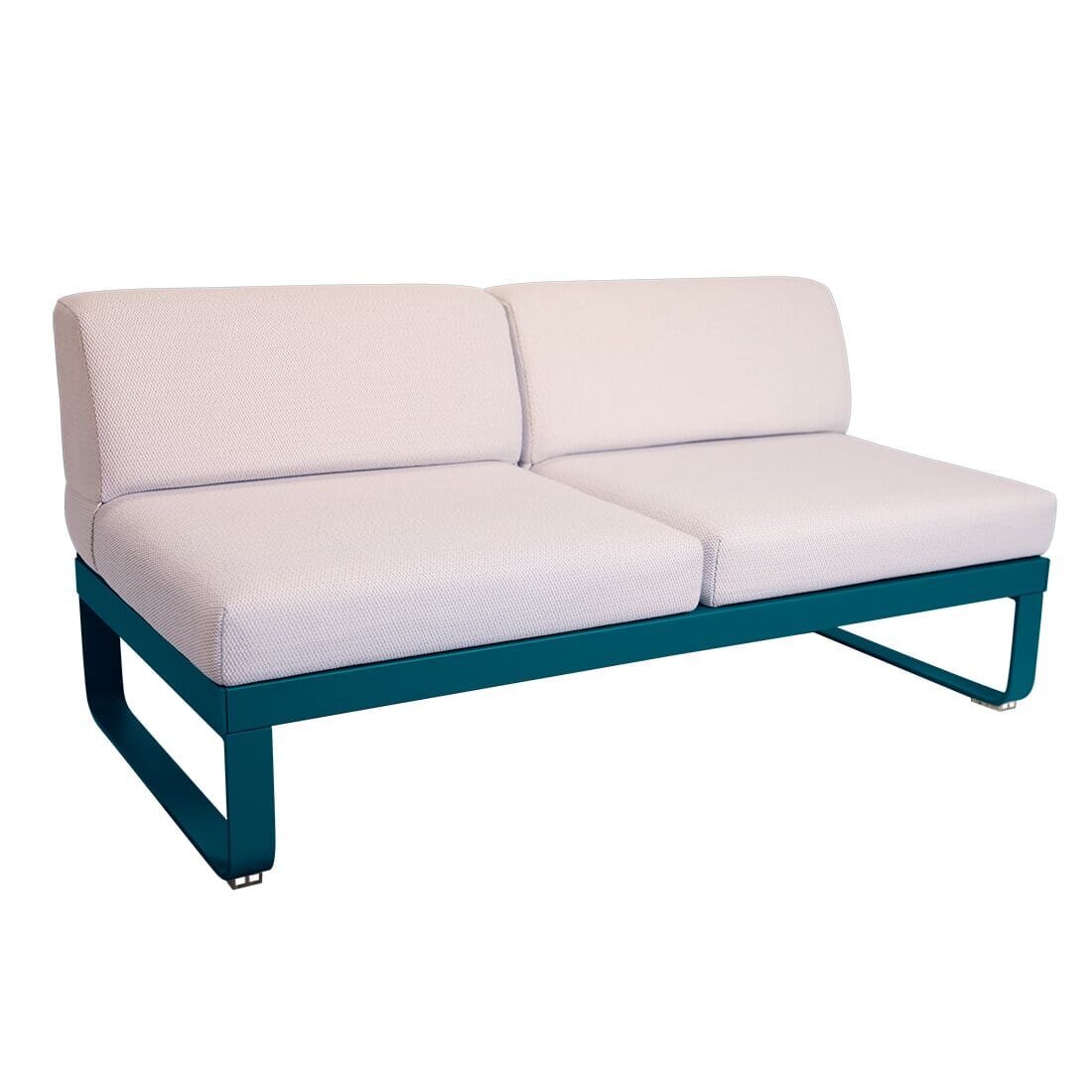 Fermob Bellevie Module central 2 places Perle Bleu acapulco 21