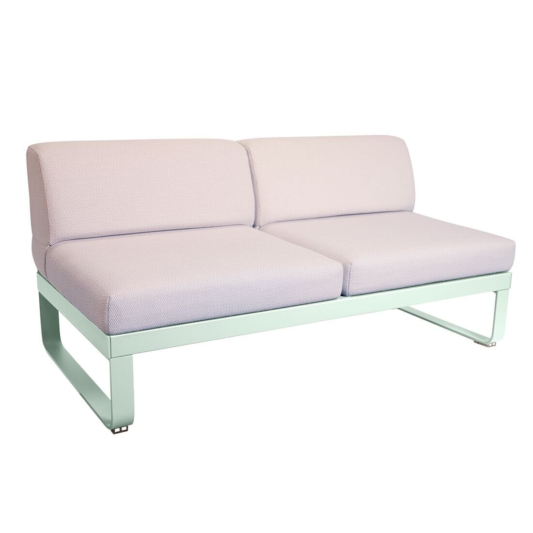 Fermob Bellevie Module central 2 places Perle Menthe glaciale A7