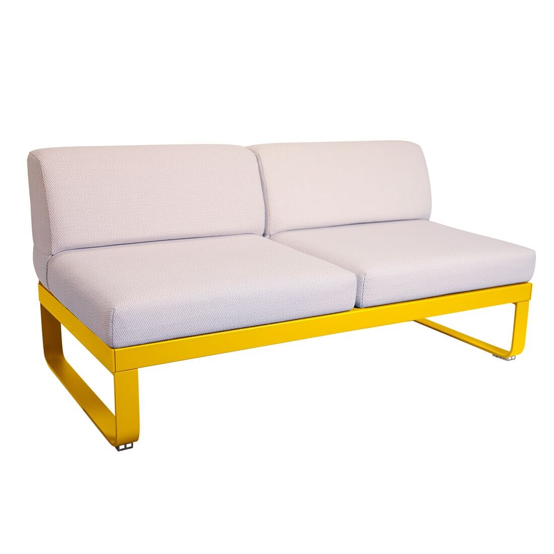 Fermob Bellevie Module central 2 places Perle Miel C6
