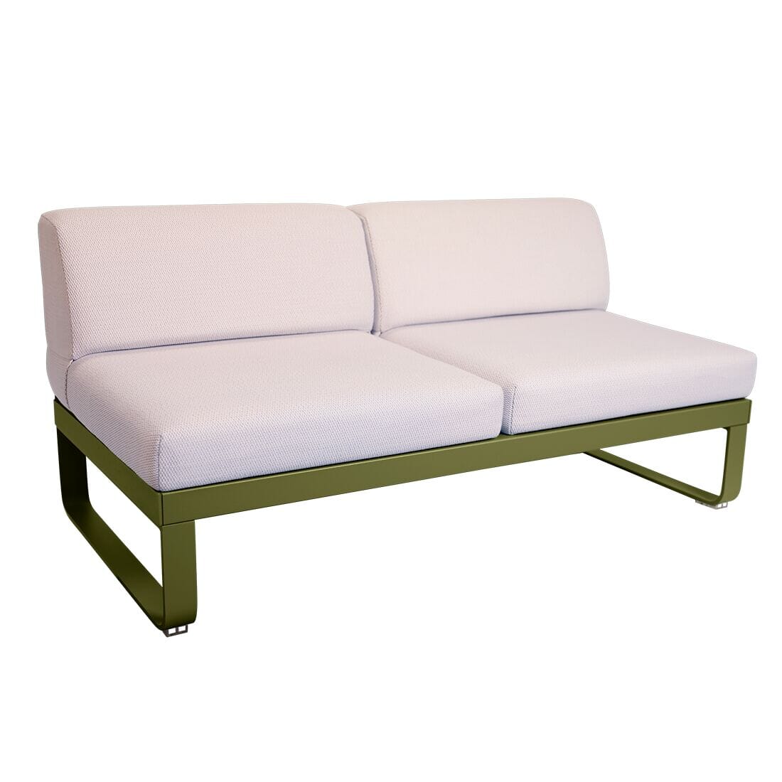 Fermob Bellevie Module central 2 places Perle Pesto D3