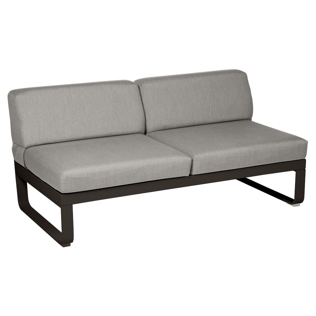 Fermob Bellevie Module central 2 places Tonka E3 Taupe grisé B8