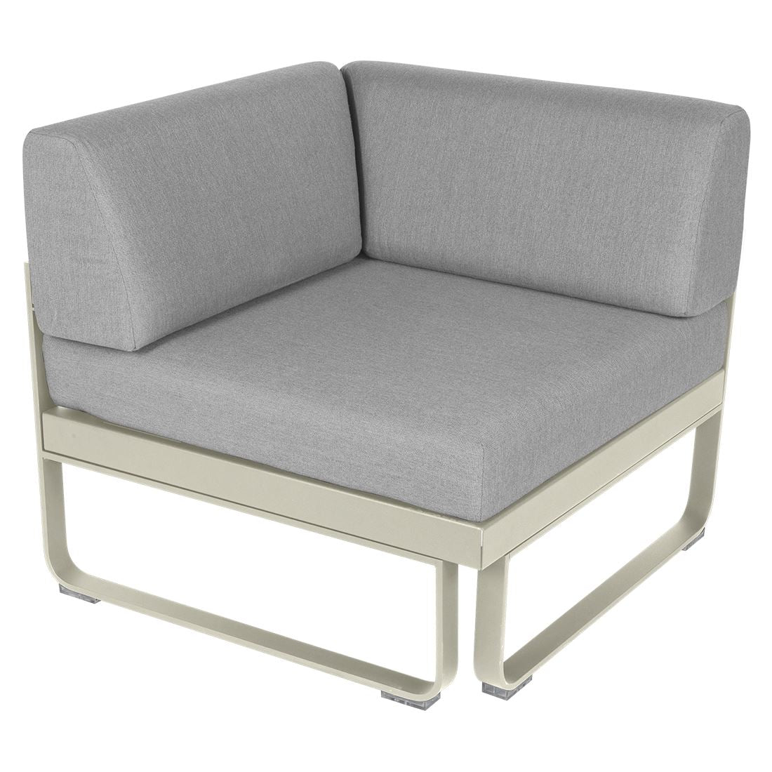 Fermob Bellevie Module d'angle - 1 place Gris argile A5 Gris flanelle 79