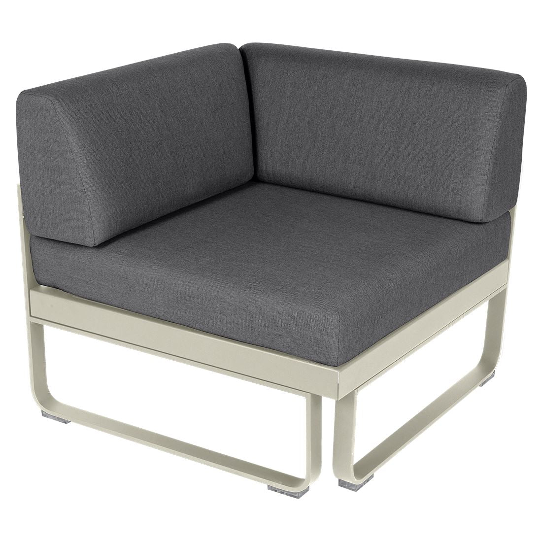 Fermob Bellevie Module d'angle - 1 place Gris argile A5 Gris graphite A3