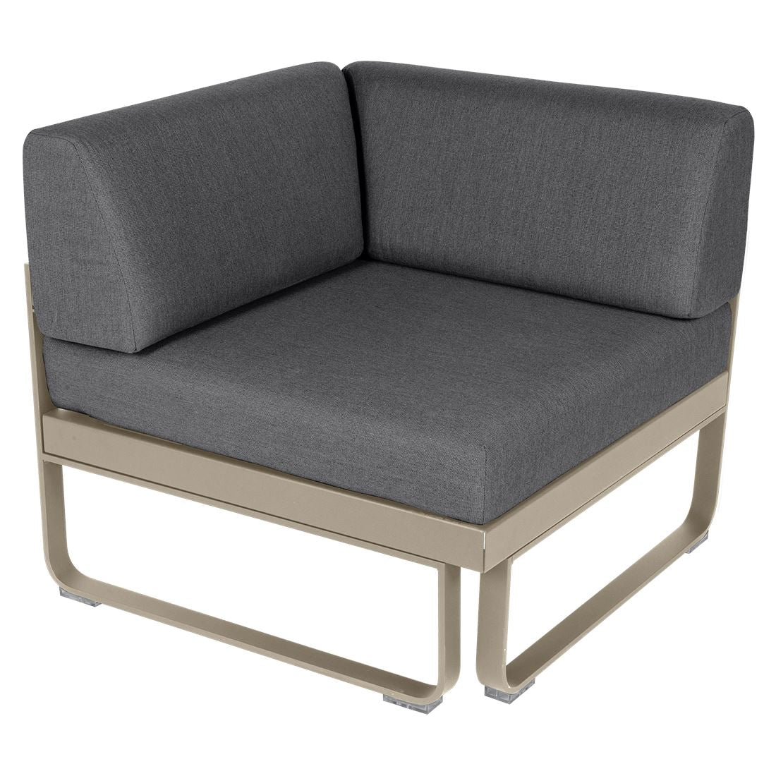Fermob Bellevie Module d'angle - 1 place Muscade 14 Gris graphite A3
