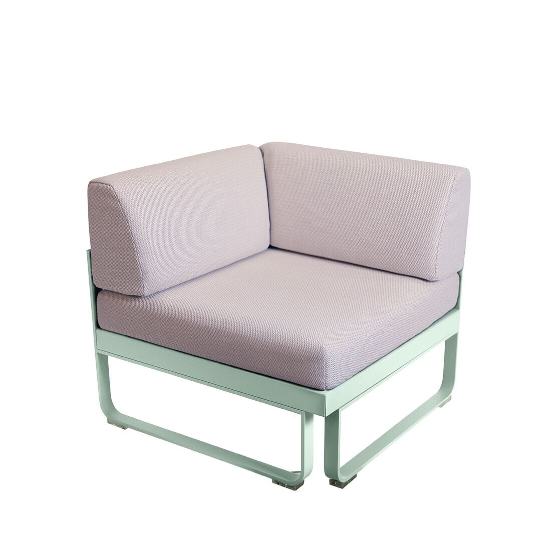 Fermob Bellevie Module d'angle 1 place Perle Menthe glaciale A7