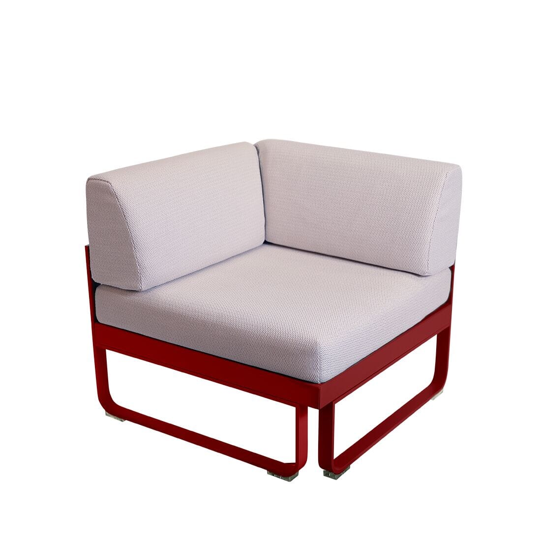 Fermob Bellevie Module d'angle 1 place Perle Piment 43