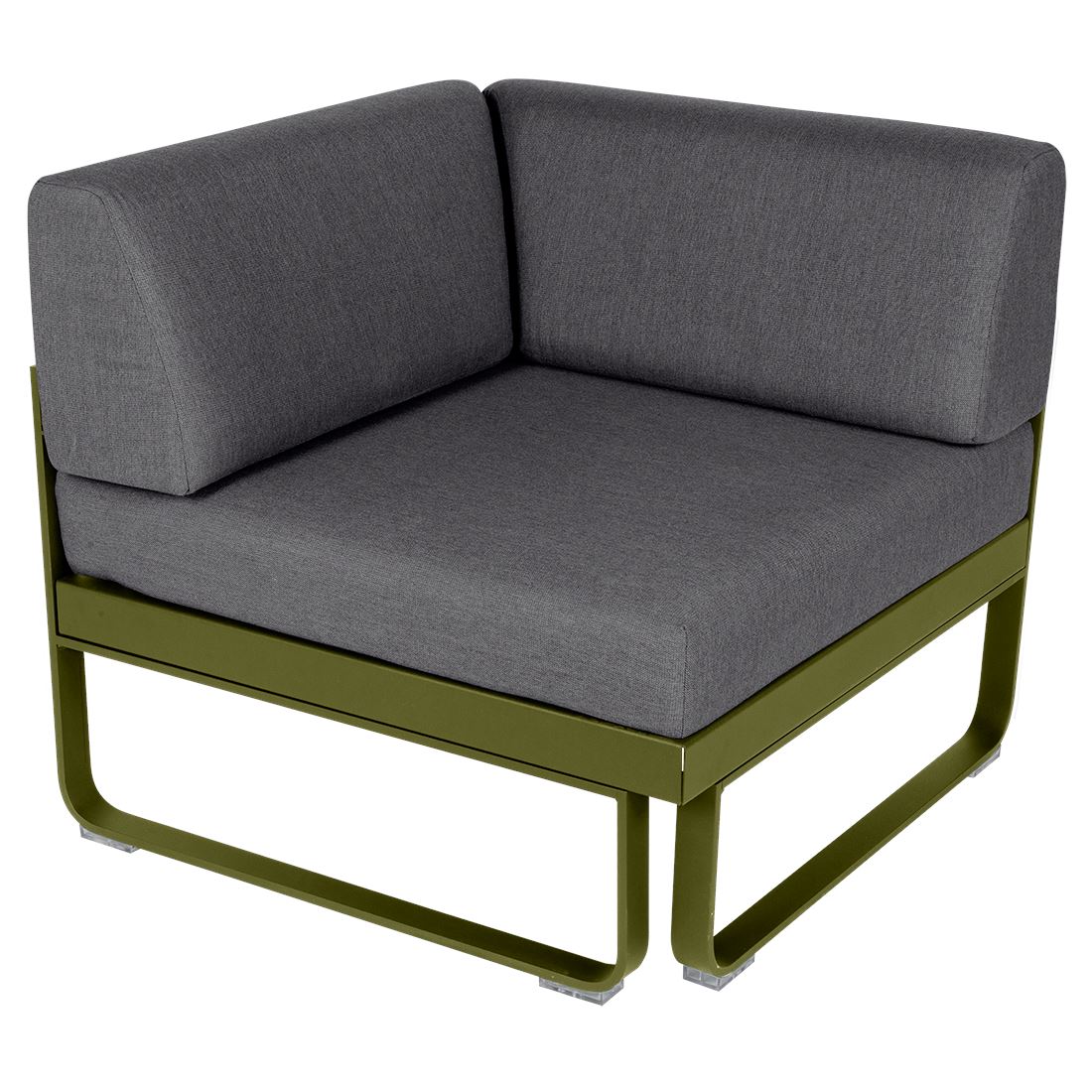 Fermob Bellevie Module d'angle - 1 place Pesto D3 Gris graphite A3