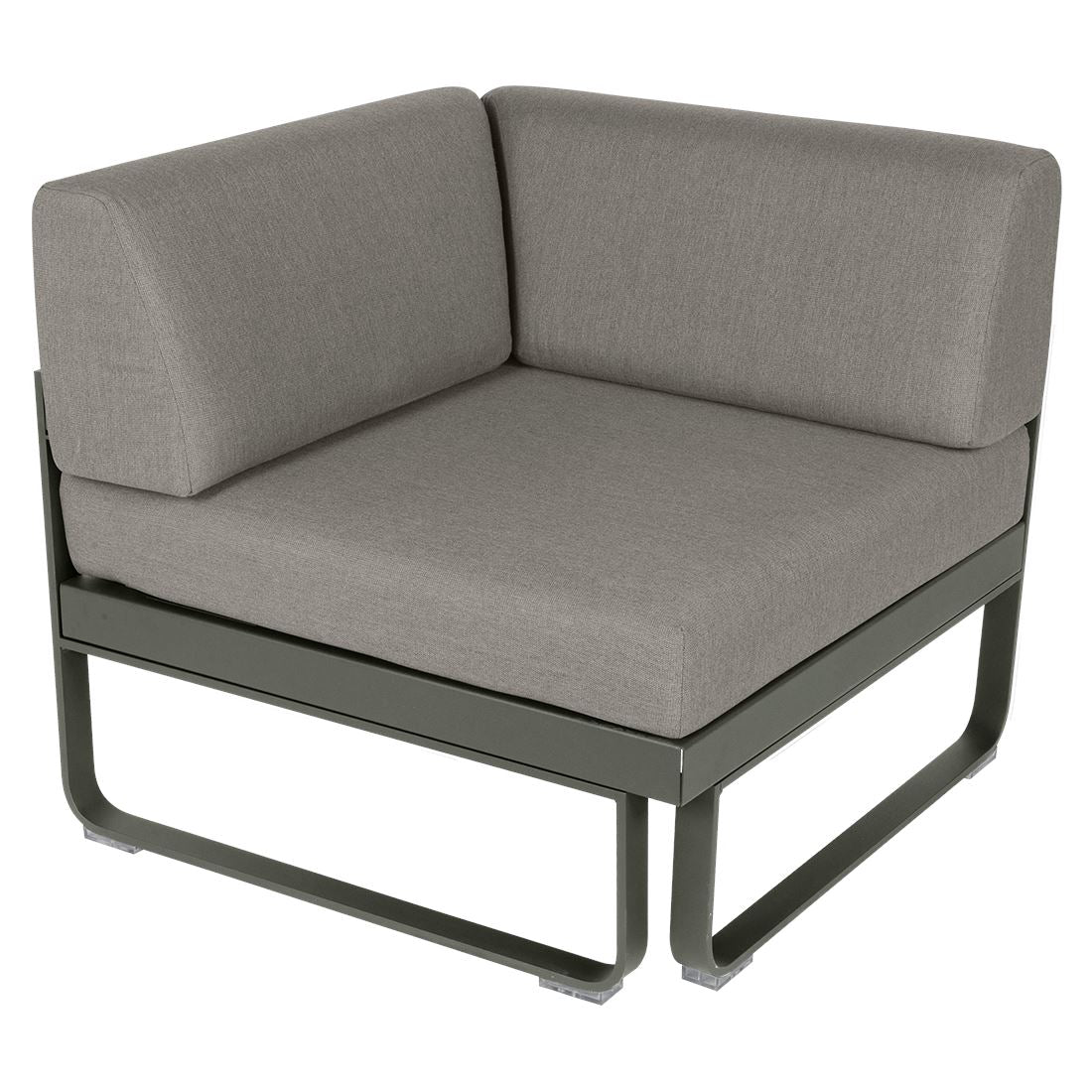 Fermob Bellevie Module d'angle - 1 place Romarin 48 Taupe grisé B8