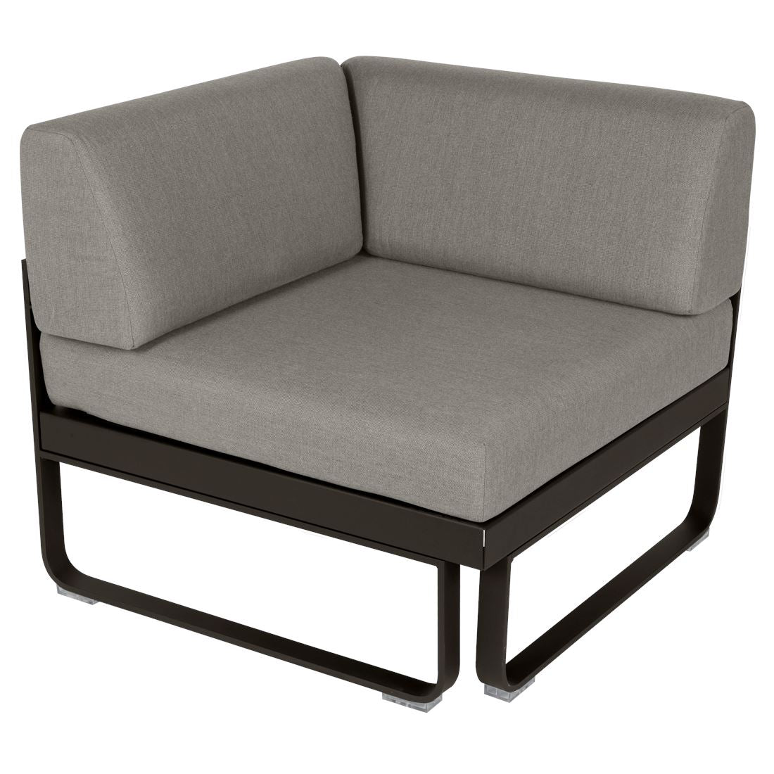 Fermob Bellevie Module d'angle 1 place Tonka E3 Taupe grisé B8