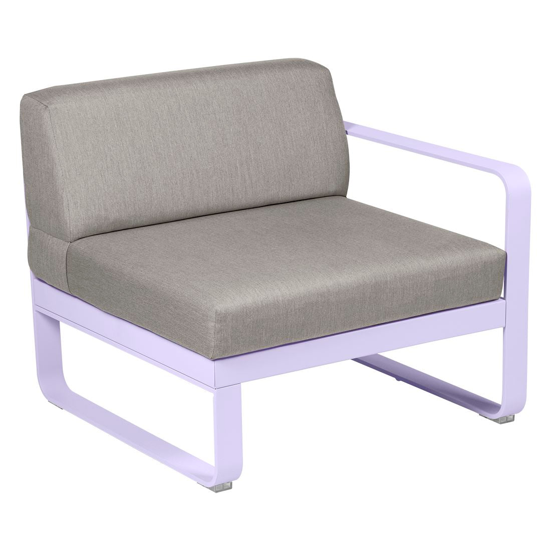 Fermob Bellevie Module Droit 1 place Guimauve D1 Taupe grisé B8