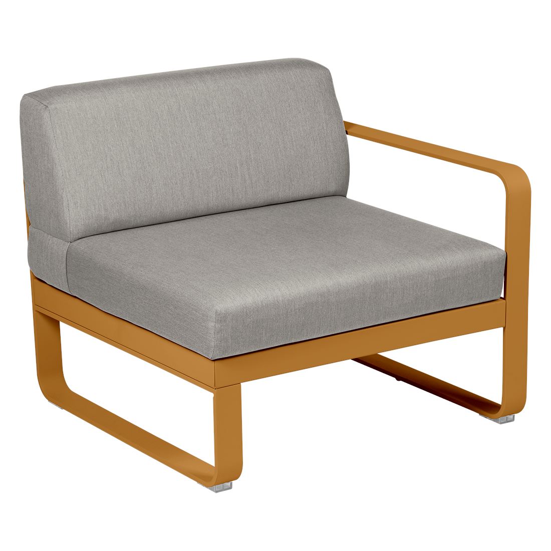 Fermob Bellevie Module Droit 1 place Pain d'épices D2 Taupe grisé B8