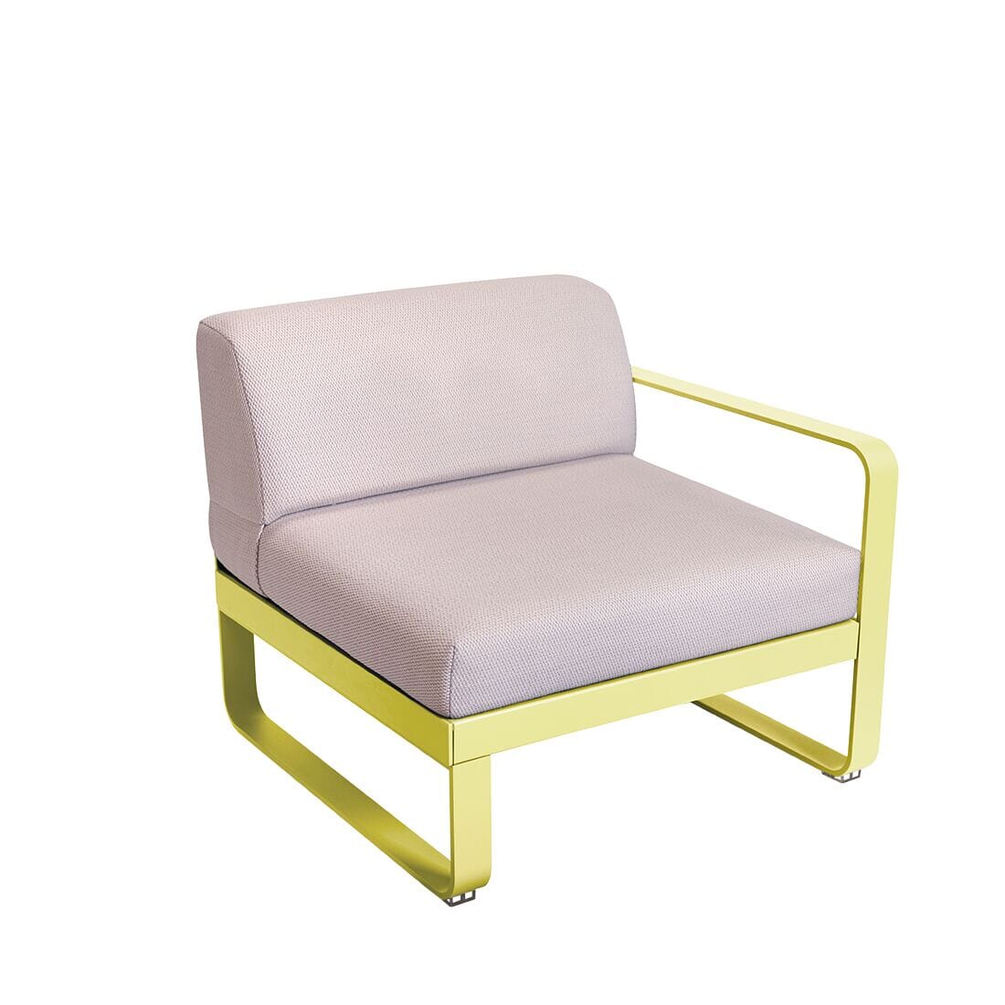 Fermob Bellevie Module Droit 1 place Perle Citron givré A6