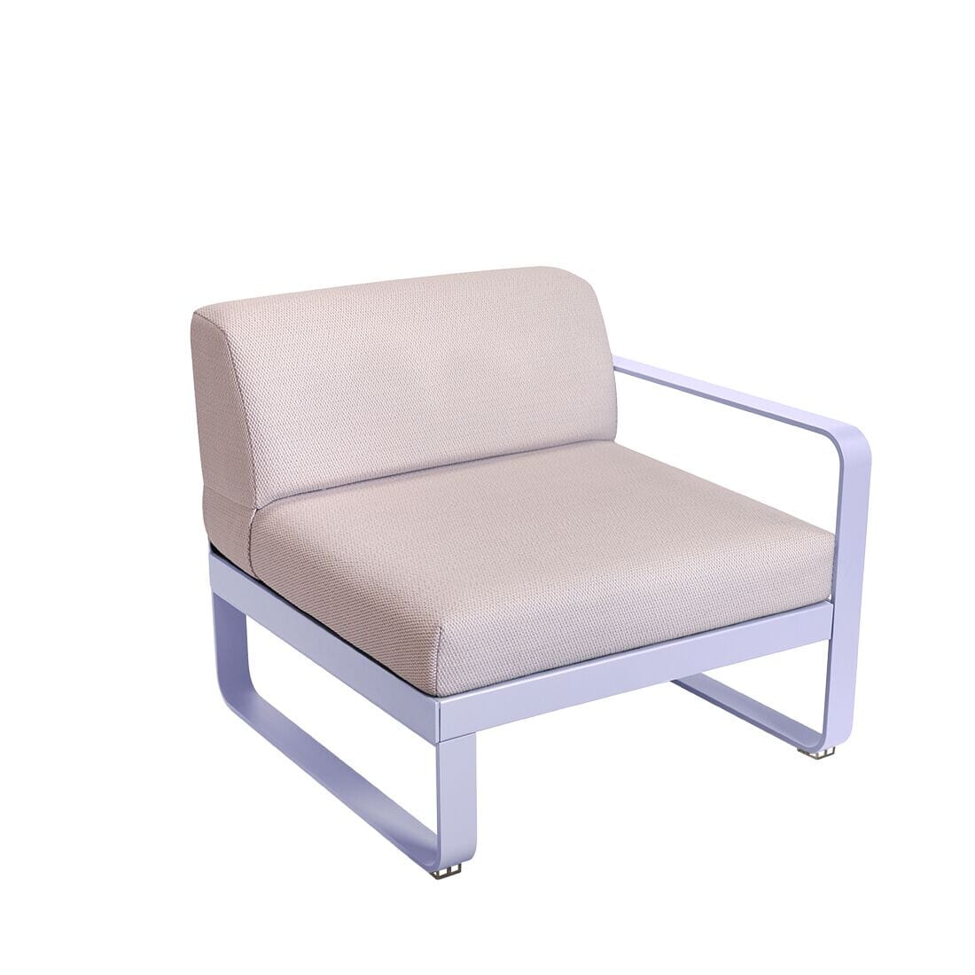 Fermob Bellevie Module Droit 1 place Perle Guimauve D1