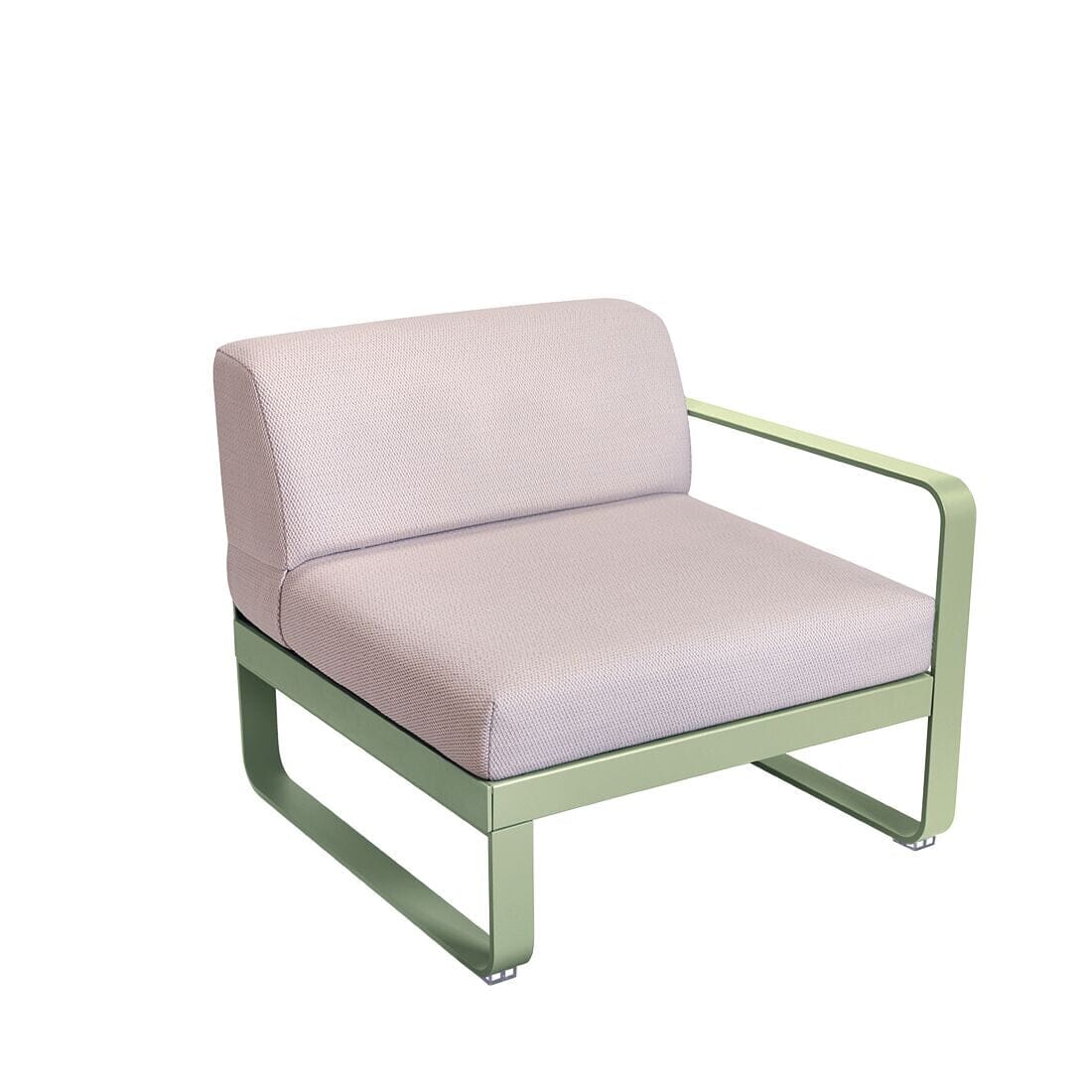 Fermob Bellevie Module Droit 1 place Perle Vert tilleul 65