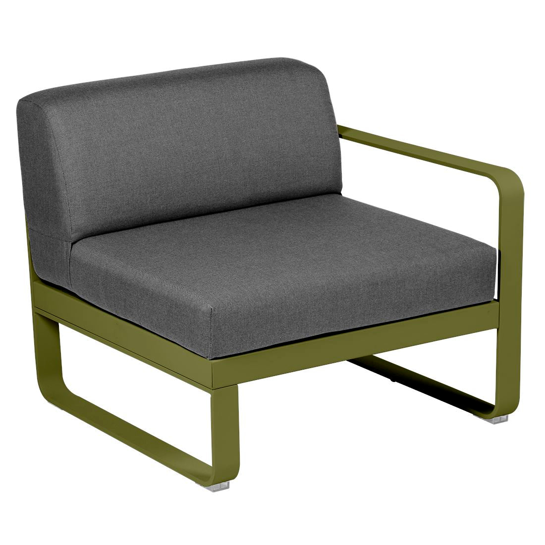 Fermob Bellevie Module Droit 1 place Pesto D3 Gris graphite A3