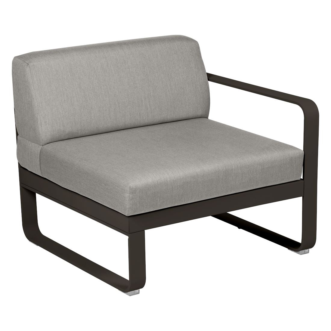 Fermob Bellevie Module Droit 1 place Tonka E3 Taupe grisé B8