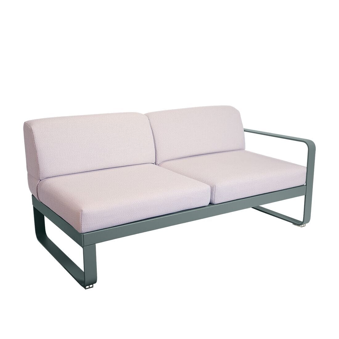 Fermob Bellevie Module droit 2 places Perle Gris orage 26