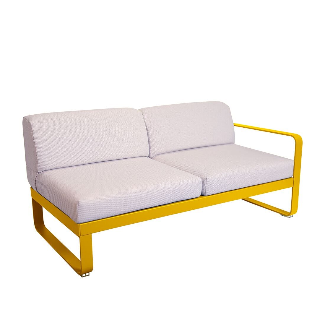 Fermob Bellevie Module droit 2 places Perle Miel C6