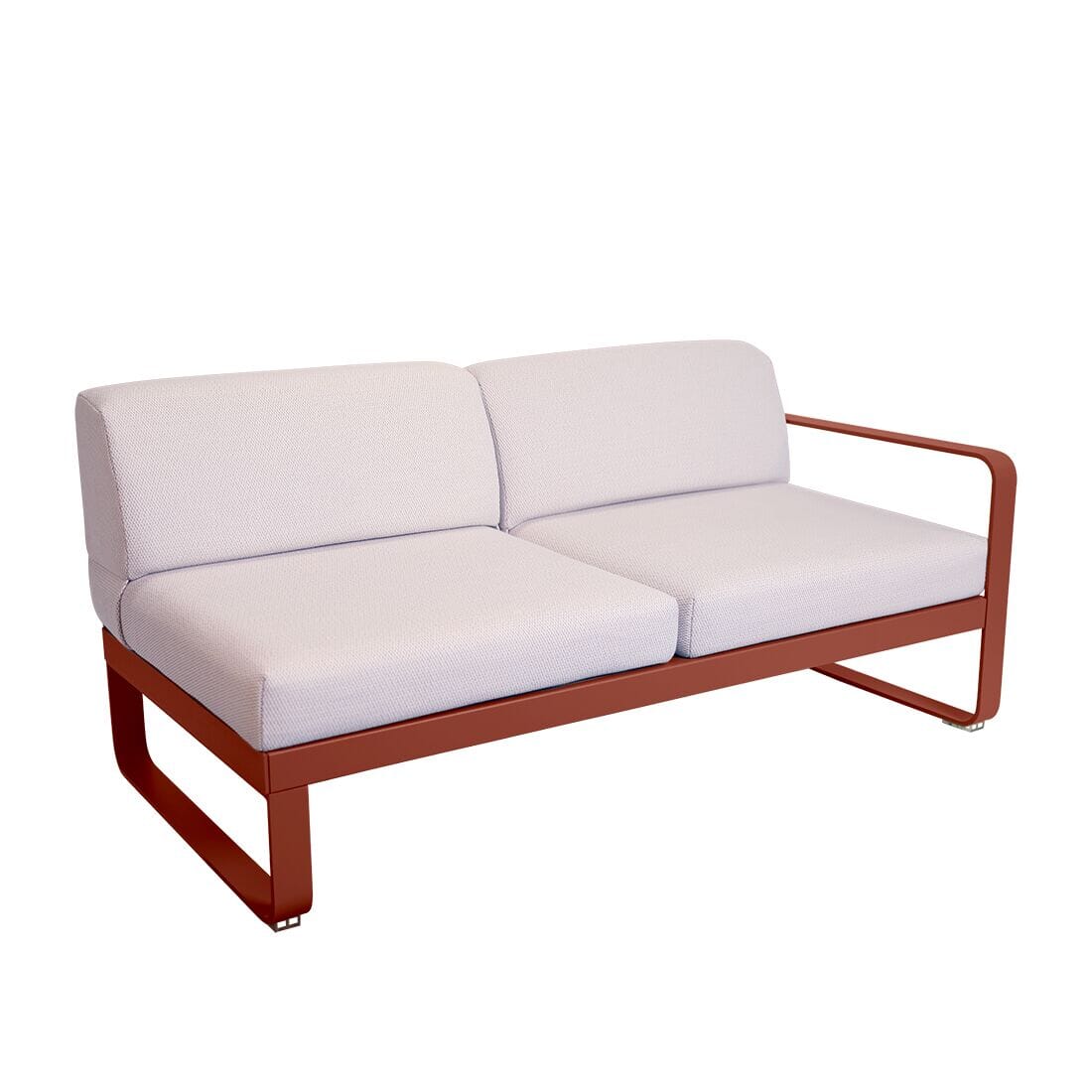 Fermob Bellevie Module droit 2 places Perle Ocre rouge 20