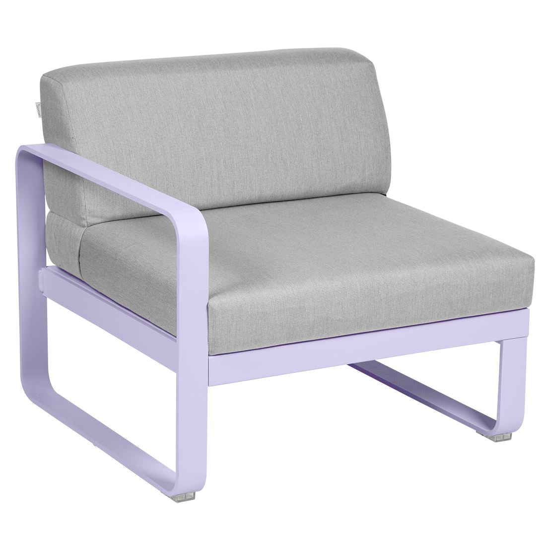 Fermob Bellevie Module gauche 1 place Guimauve D1 Gris flanelle 79