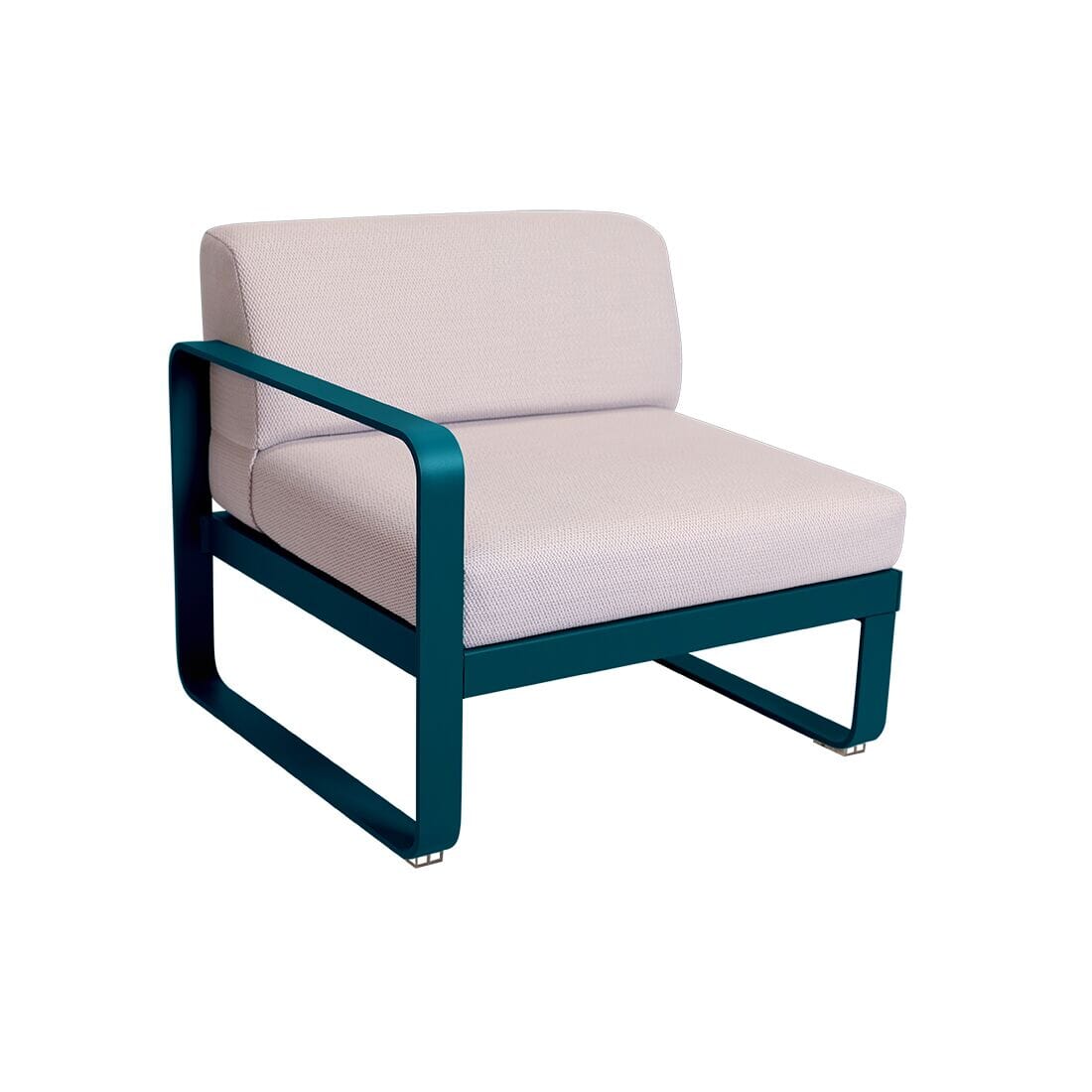 Fermob Bellevie Module gauche 1 place Perle Bleu acapulco 21
