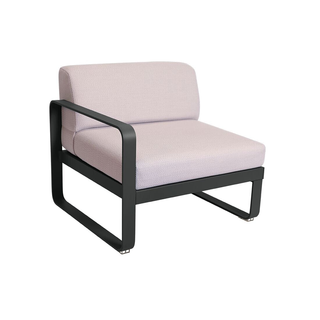 Fermob Bellevie Module gauche 1 place Perle Carbone 47