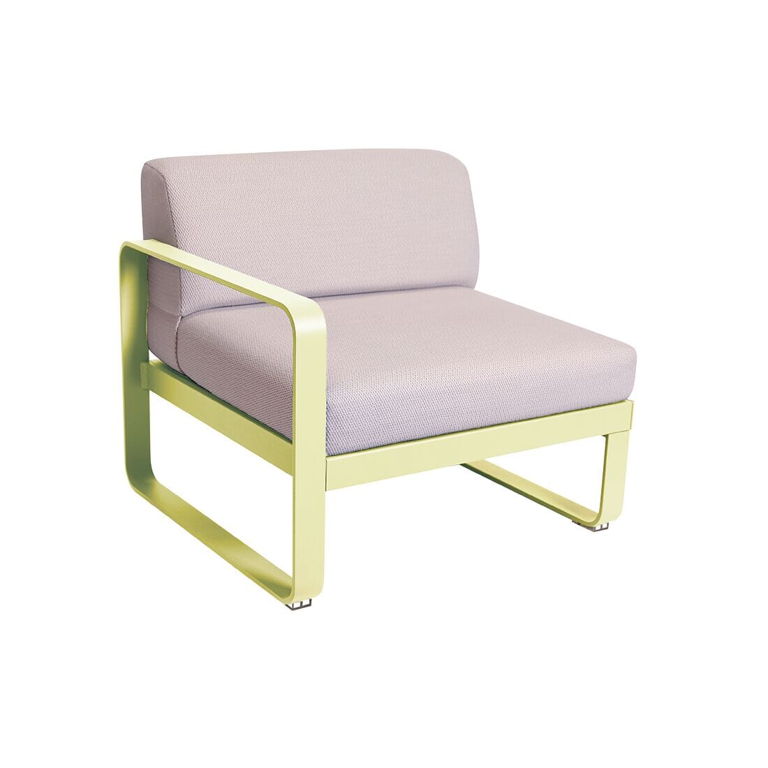 Fermob Bellevie Module gauche 1 place Perle Citron givré A6