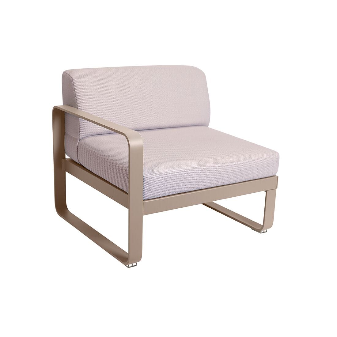 Fermob Bellevie Module gauche 1 place Perle Muscade 14