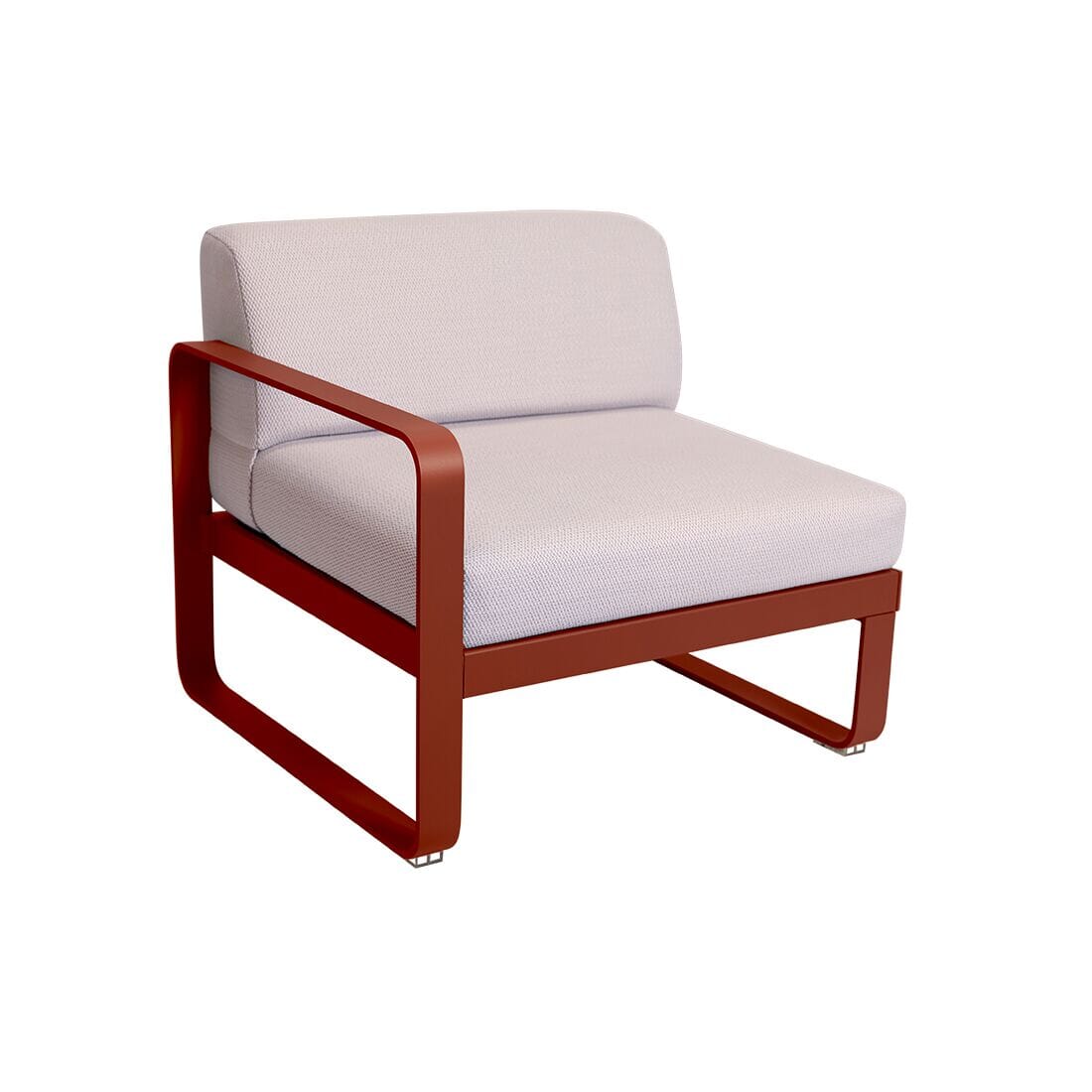 Fermob Bellevie Module gauche 1 place Perle Ocre rouge 20