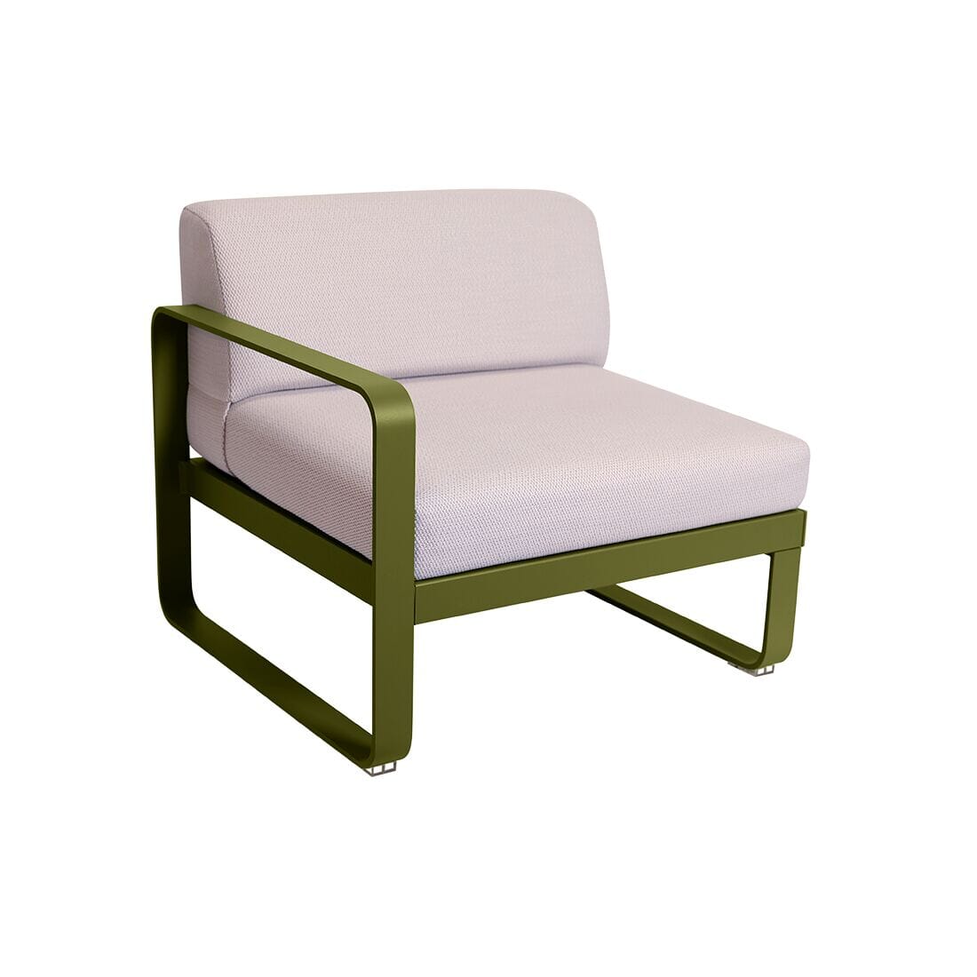 Fermob Bellevie Module gauche 1 place Perle Pesto D3