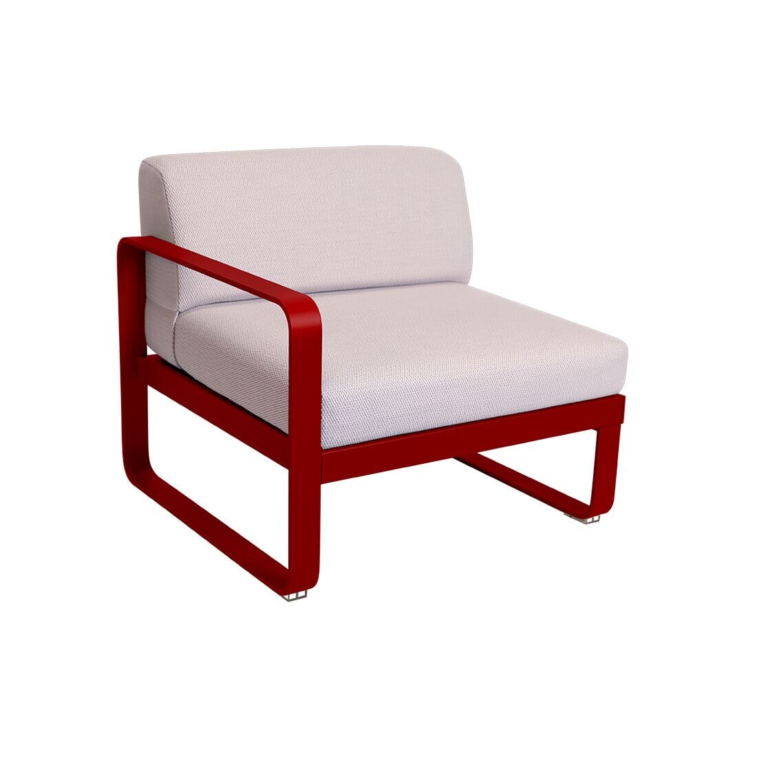 Fermob Bellevie Module gauche 1 place Perle Piment 43