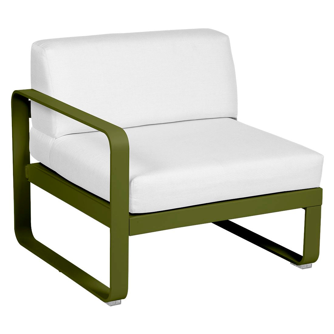 Fermob Bellevie Module gauche 1 place Pesto D3 Blanc grisé 81