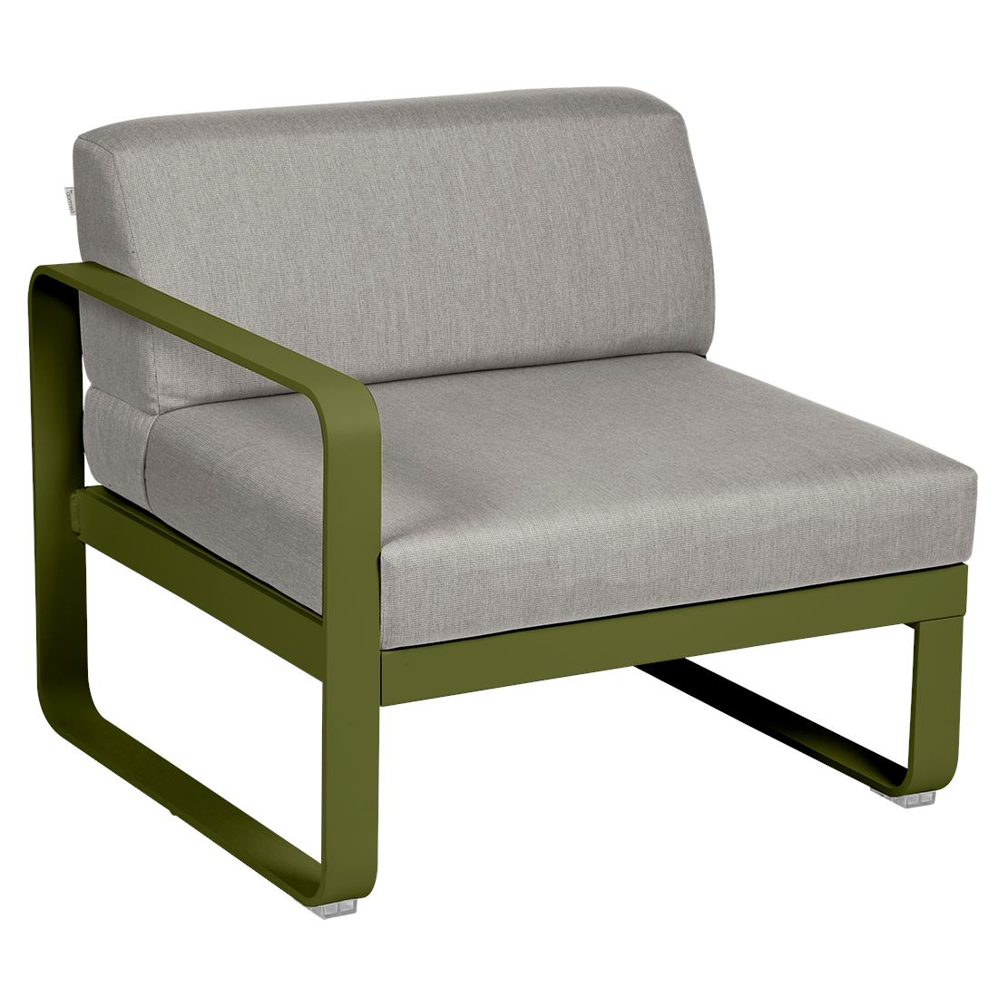 Fermob Bellevie Module gauche 1 place Pesto D3 Taupe grisé B8