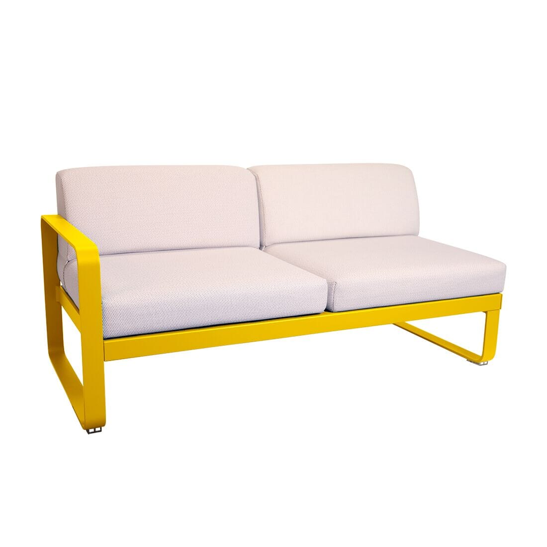 Fermob Bellevie Module gauche 2 places Perle Miel C6
