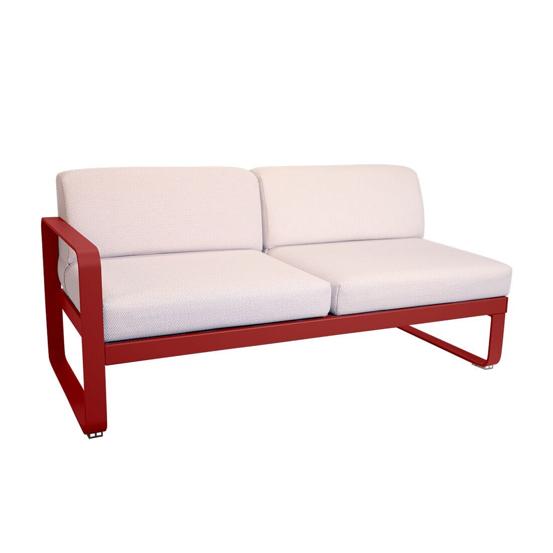 Fermob Bellevie Module gauche 2 places Perle Piment 43