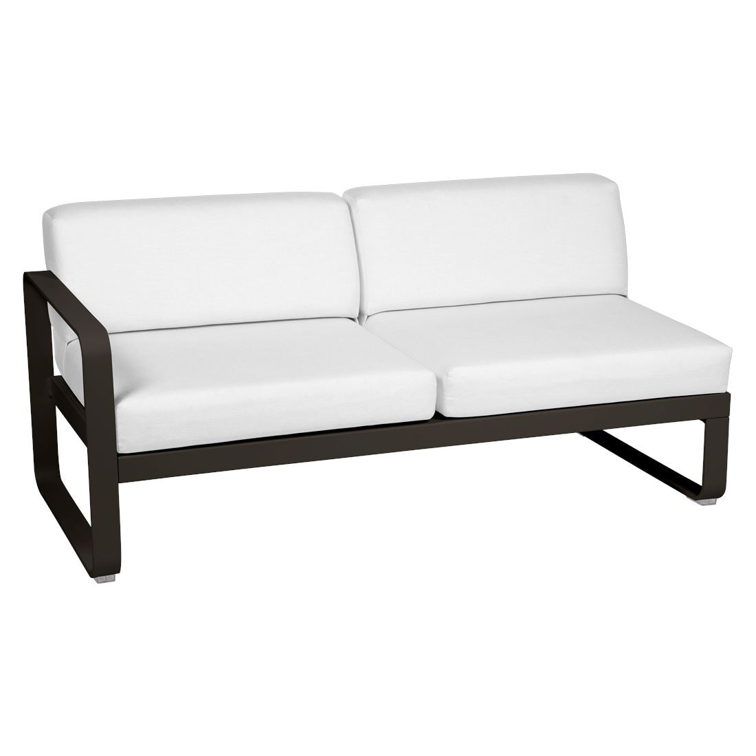 Fermob Bellevie Module gauche 2 places Tonka E3 Blanc grisé 81