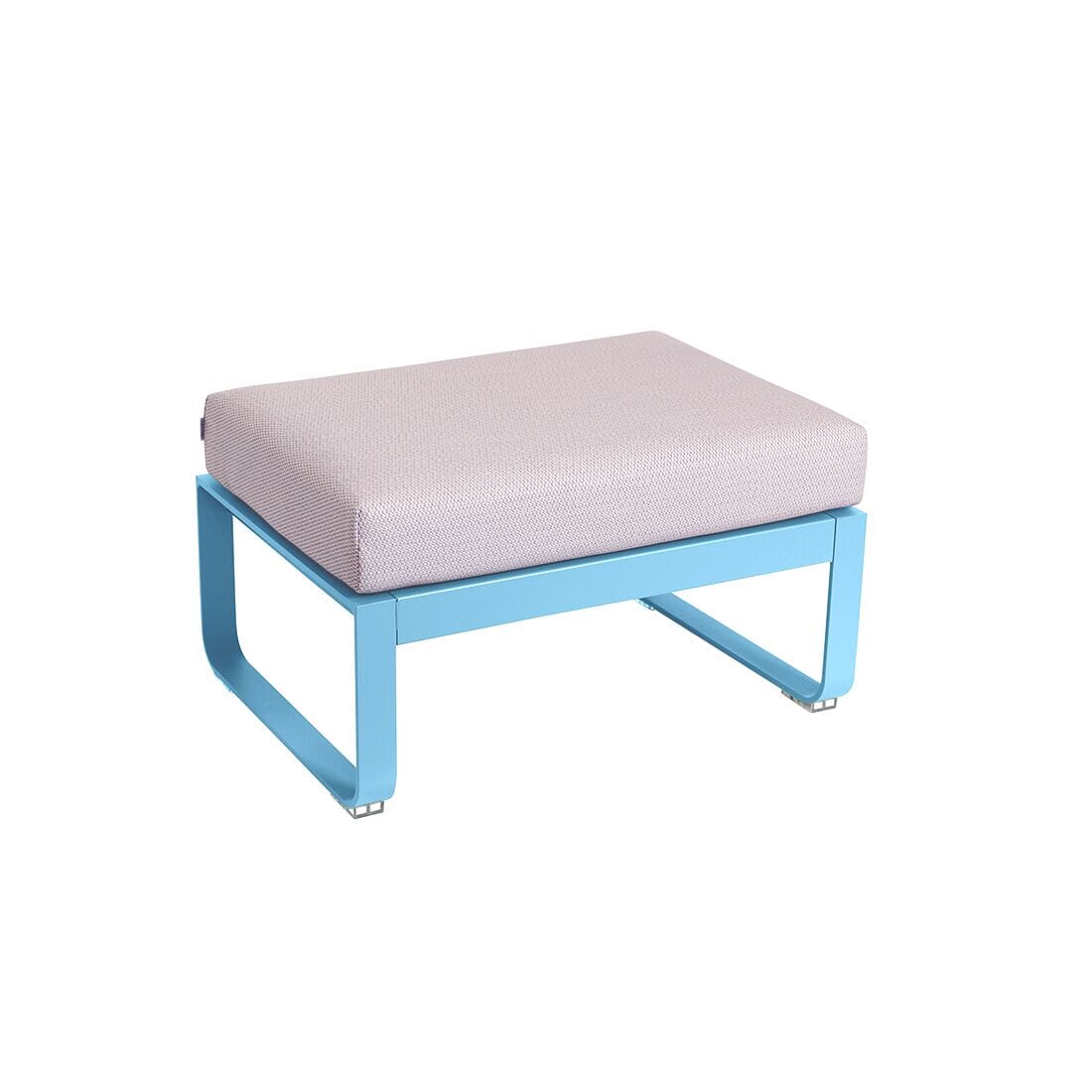 Fermob Bellevie Pouf Perle Bleu maya E1