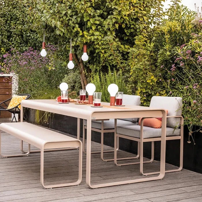 Fermob Bellevie Table 196 x 90cm - Avec Rangement