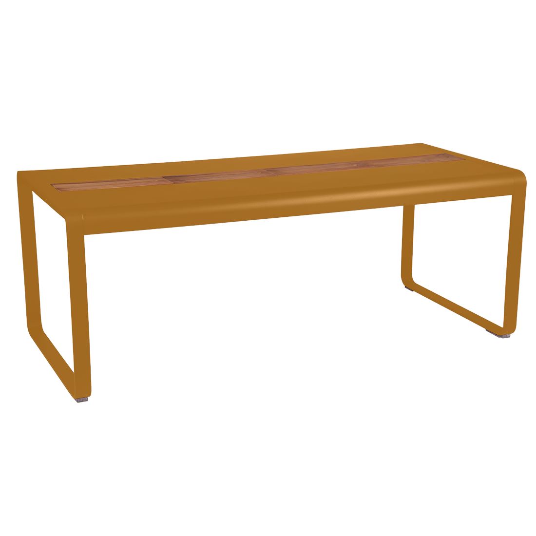Fermob Bellevie Table 196 x 90cm - Avec Rangement Pain d'épices D2
