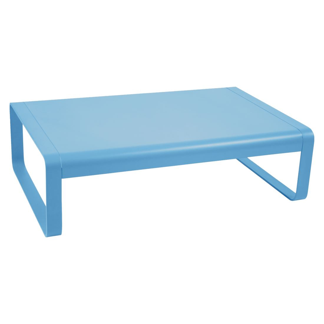 Fermob Bellevie Table basse 103x75cm Bleu maya E1