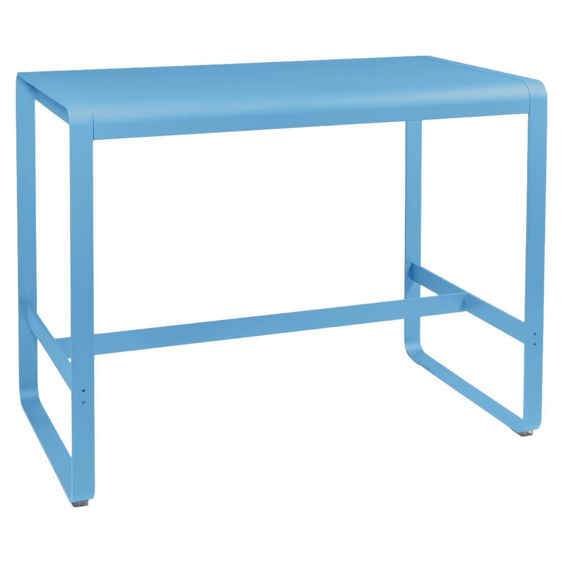 Fermob Bellevie Table haute 140 x 80cm Bleu maya E1