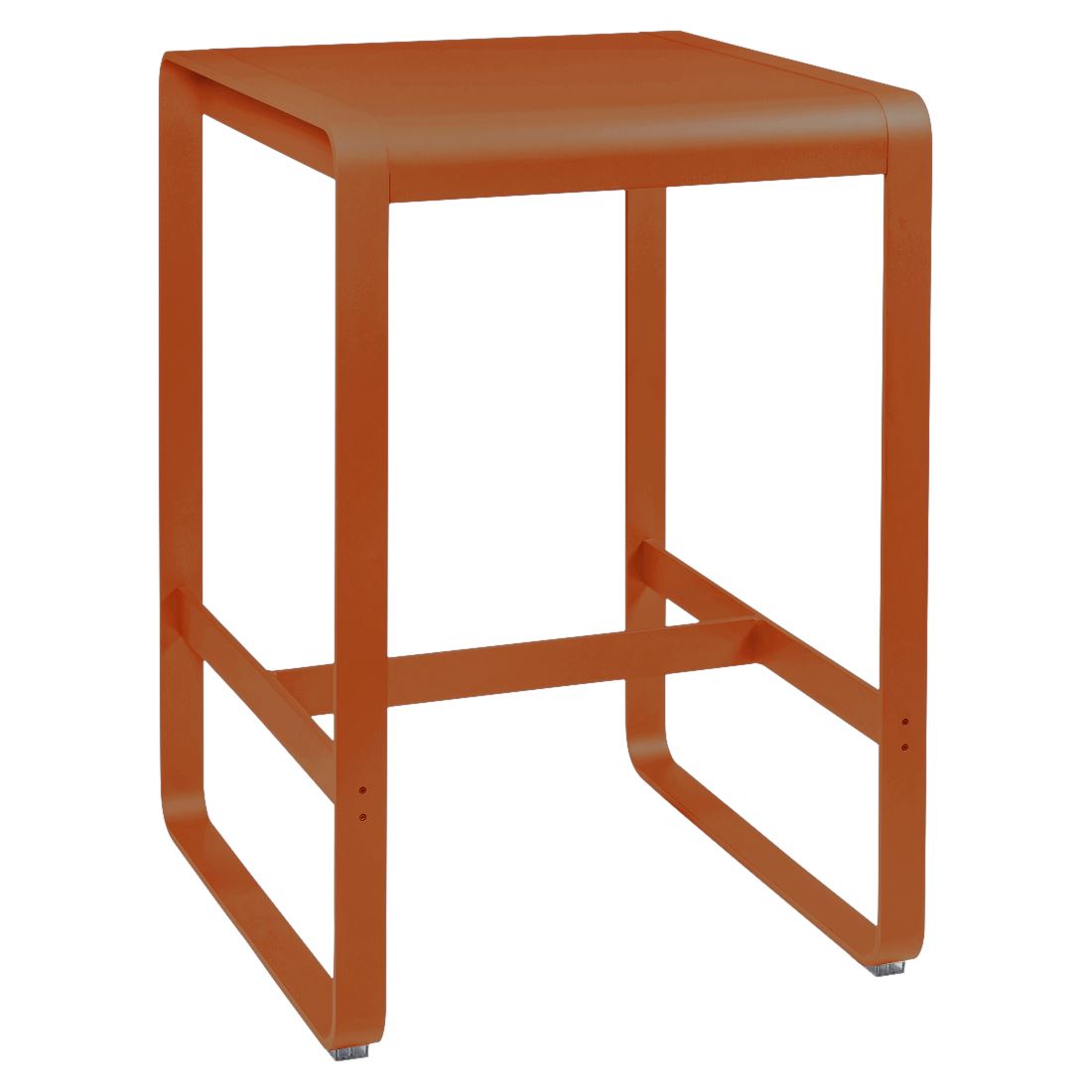 Fermob Bellevie Table haute 74 x 80cm Orange confite E2