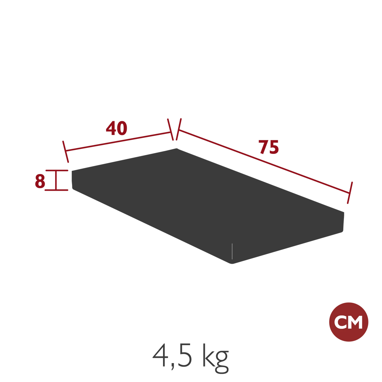 Fermob Bellevie Tablette de jonction - rectangulaire