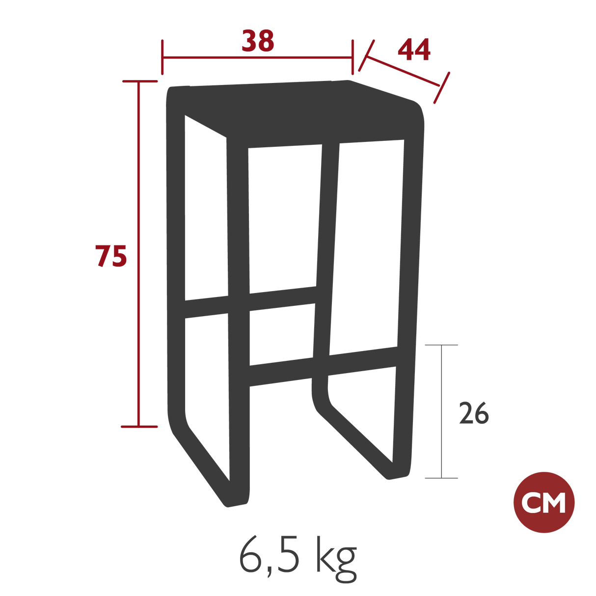 Fermob Bellevie Tabouret de bar