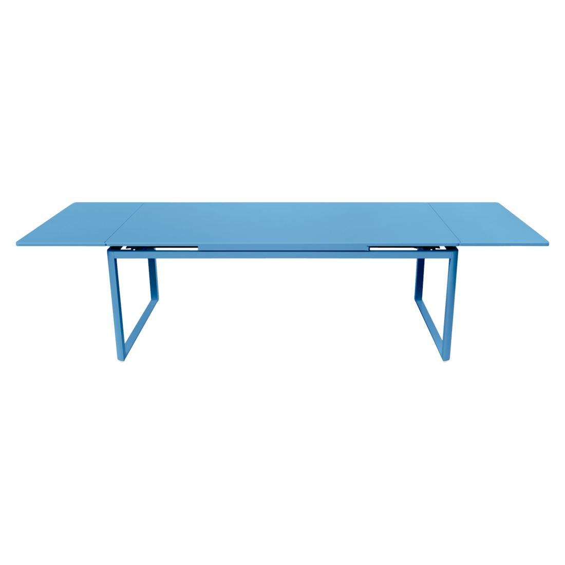 Fermob Biarritz Table à allonges 200/300 x 100cm Bleu maya E1