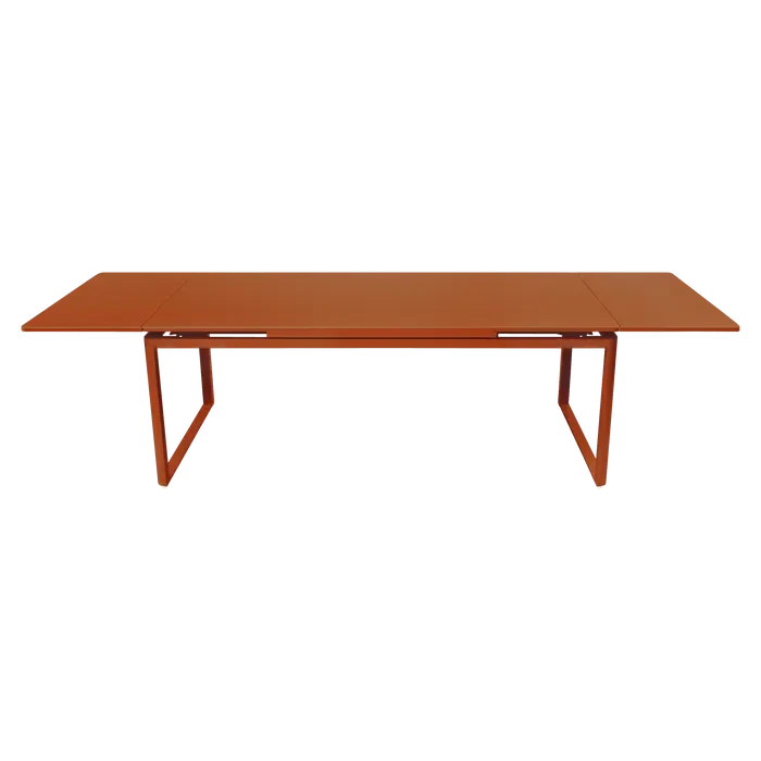 Fermob Biarritz Table à allonges 200/300 x 100cm Orange confite E2